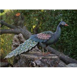 Figurina metal Peacock