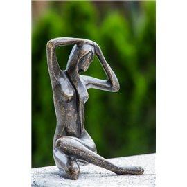 Statuie de bronz moderna Sitting Lady 25x18x18 cm