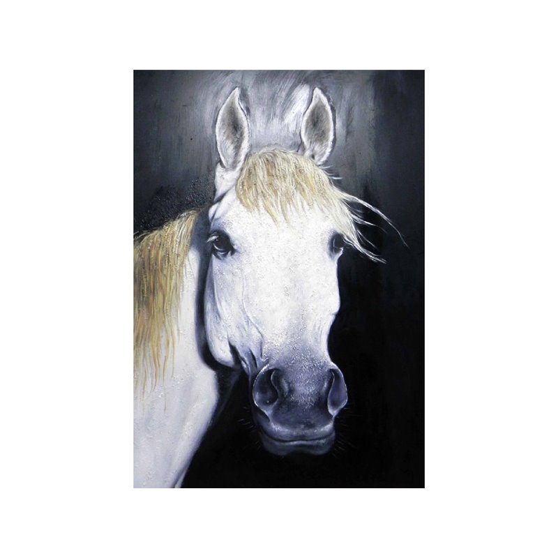 Tablou canvas Horse white