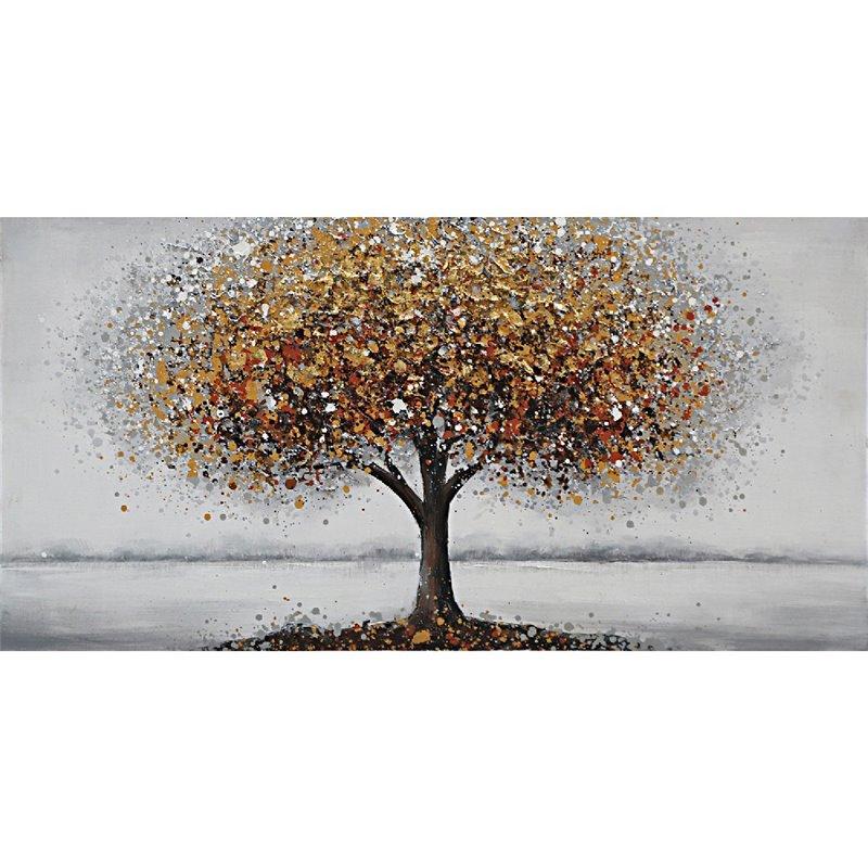 Tablou canvas Tree red bue